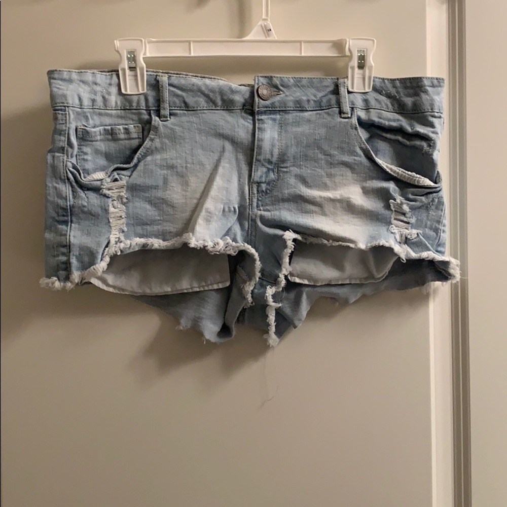 Denim shorts